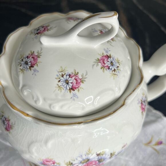 Vintage Crown Dorset Teapot England (5F-BK) - Picture 3 of 10
